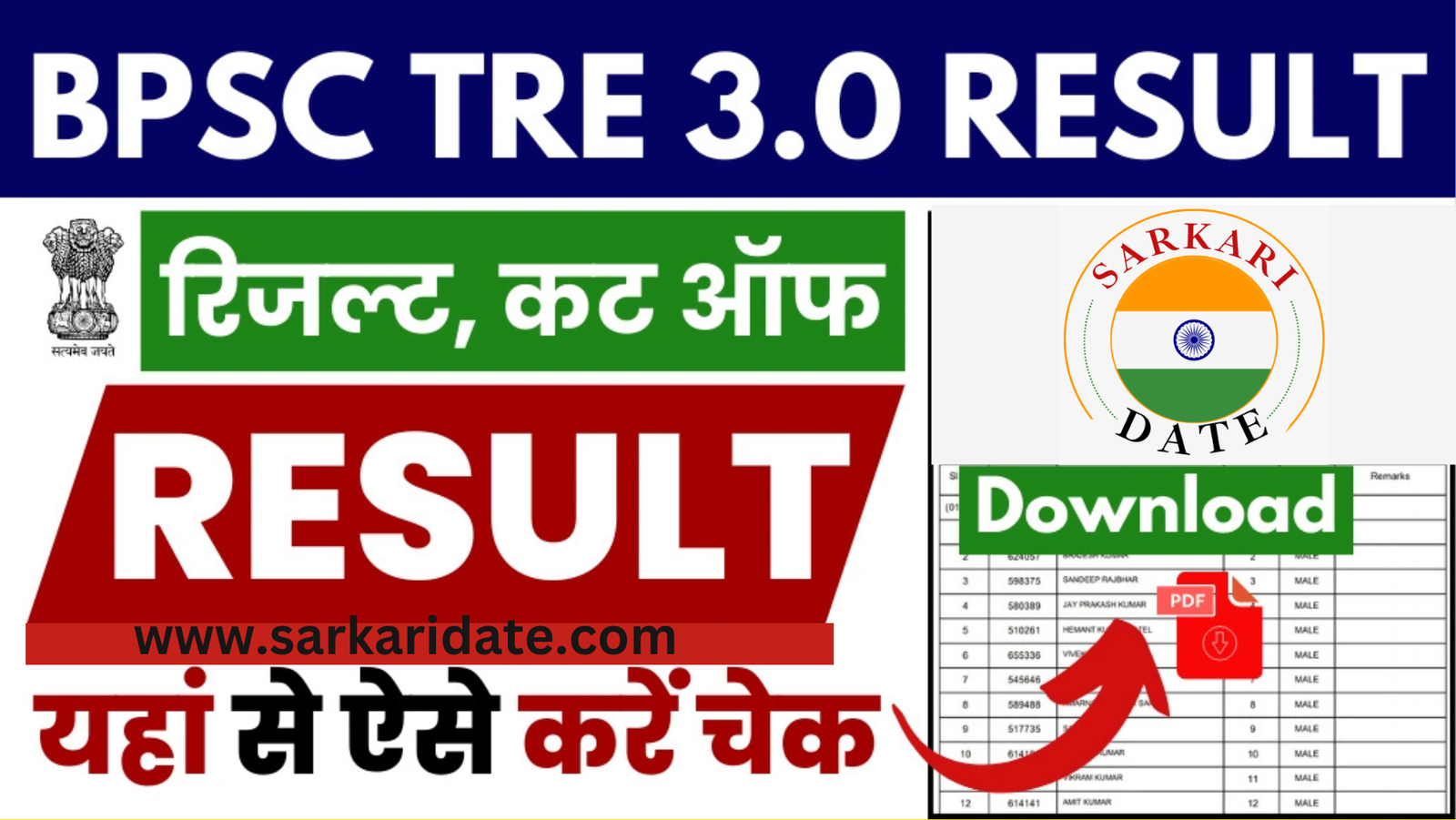 Bihar School Teacher TRE 3.0 Recruitment 2024: Result Declared for 86,391 Posts