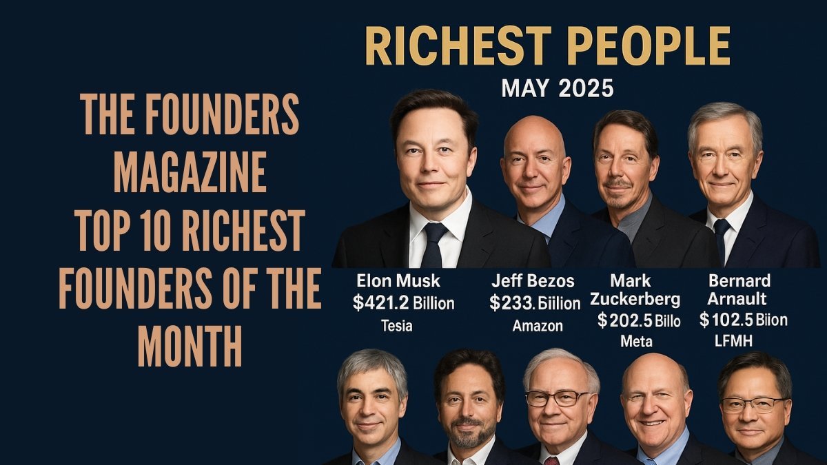 Top 10 Richest People in the World (May 2025)