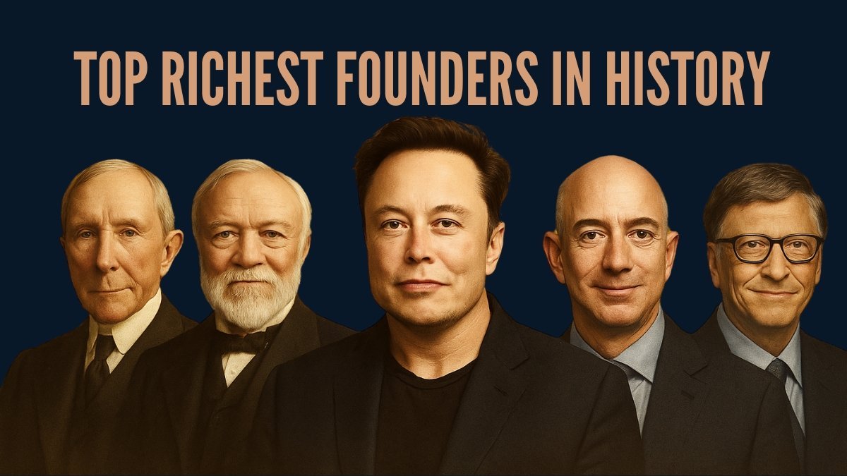 Top Richest Founders in History: Titans Who Built Empires